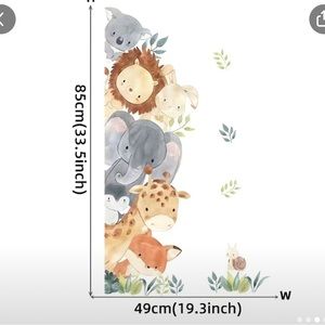 Nursery/Toddler animal sticker